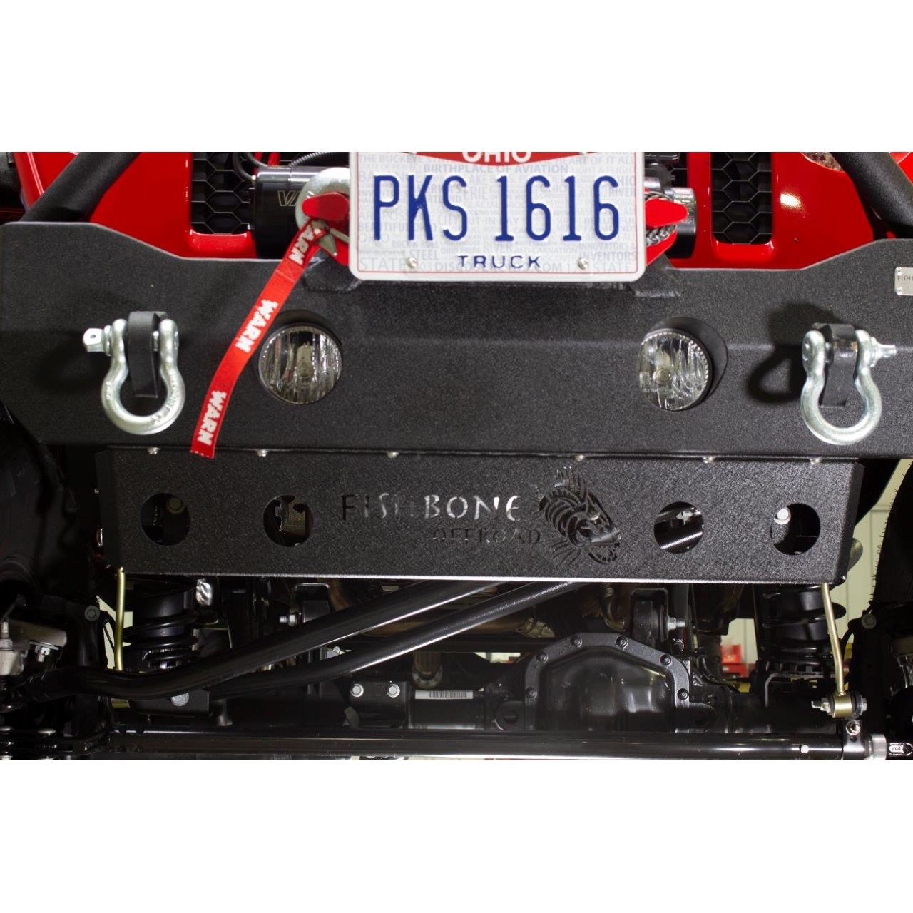 Fishbone Offroad | Wrangler/Gladiator Mako Front Bumper Skid Plate For 18-Pres Wrangler 20-Pres Gladiator Fishbone Offroad | FB23177
