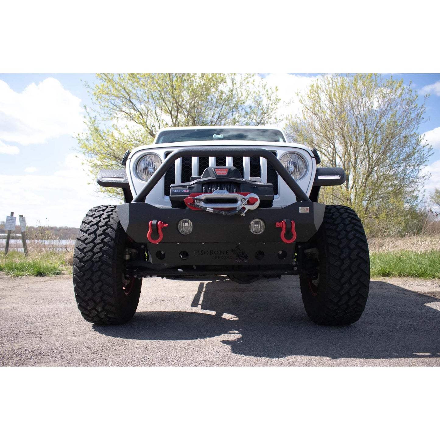 Fishbone Offroad | 18-Current Jeep Wrangler JL, JLU and 20-Current Jeep Gladiator JT Front Steel Elite Fenders Fishbone Offroad | FB23454F