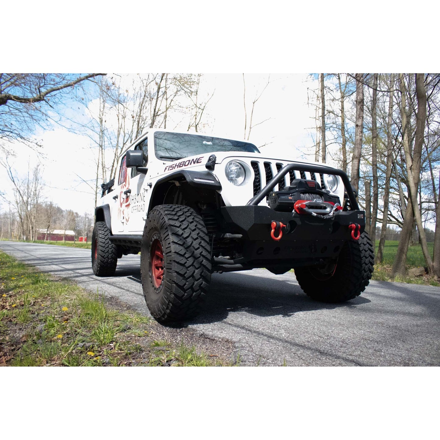 Fishbone Offroad | 18-Current Jeep Wrangler JL, JLU and 20-Current Jeep Gladiator JT Front Steel Elite Fenders Fishbone Offroad | FB23454F