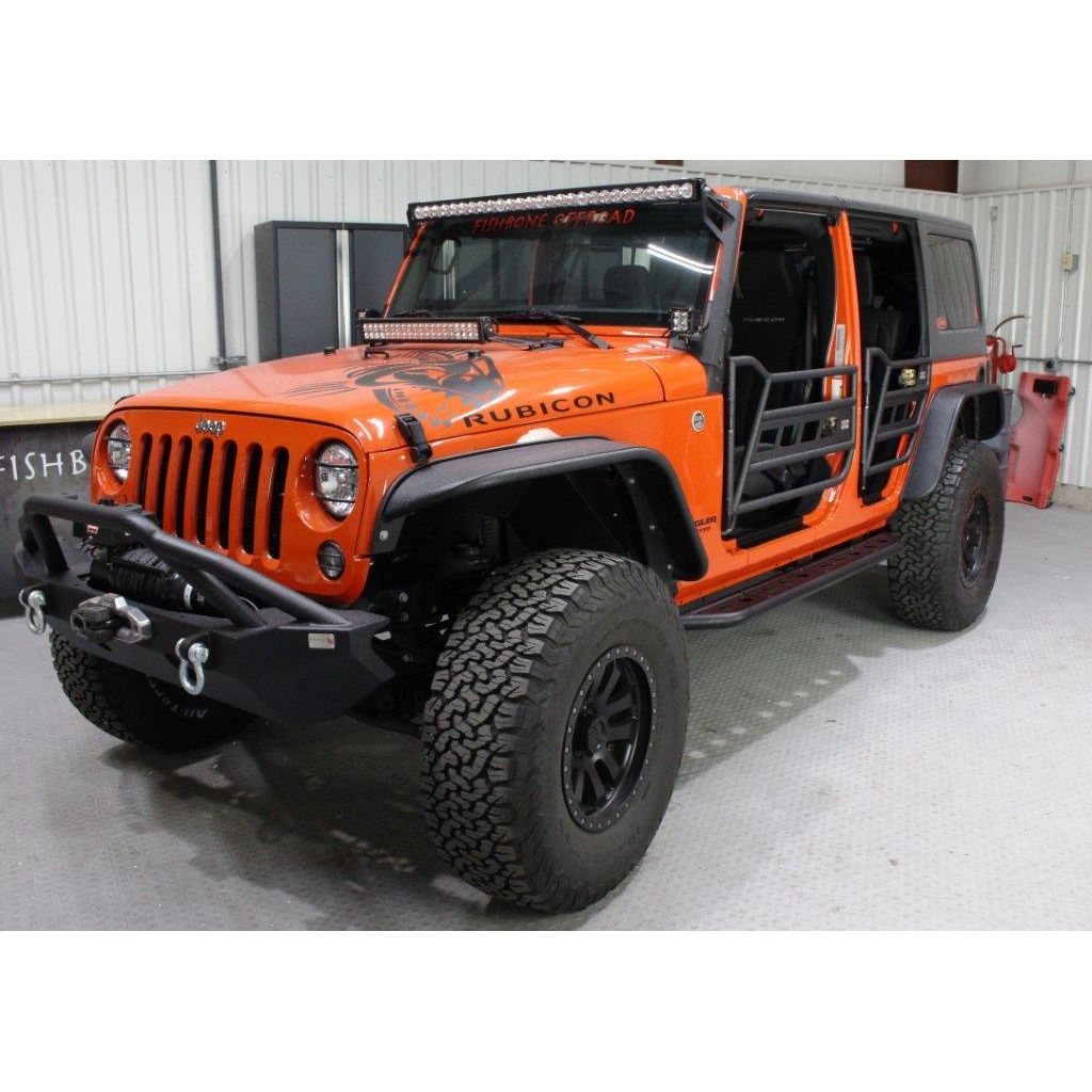 Fishbone Offroad | Jeep JK Tube Doors 07-18 Wrangler JK 4 Door Front/Rear Fishbone Offroad | FB24023