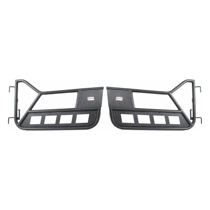 Fishbone Offroad | Jeep TJ Front Tube Doors 97-06 Wrangler TJ Black Textured Powdercoat Steel Fishbone Offroad | FB24078