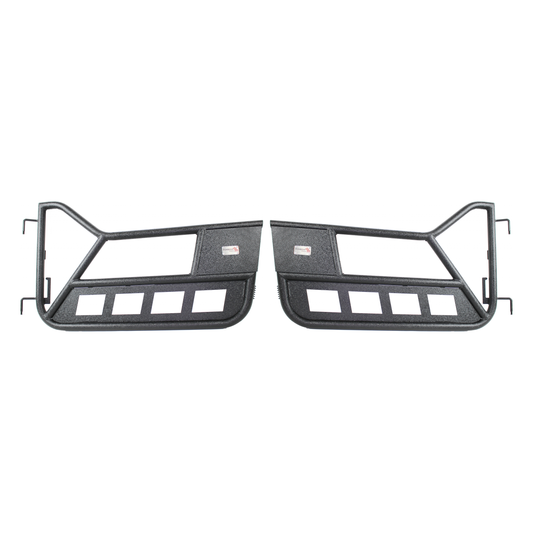 Fishbone Offroad | Jeep TJ Front Tube Doors 97-06 Wrangler TJ Black Textured Powdercoat Steel Fishbone Offroad | FB24078