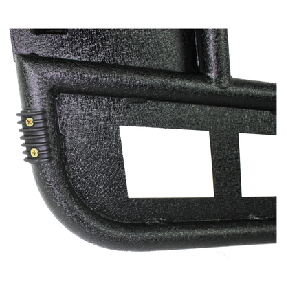 Fishbone Offroad | Jeep TJ Front Tube Doors 97-06 Wrangler TJ Black Textured Powdercoat Steel Fishbone Offroad | FB24078
