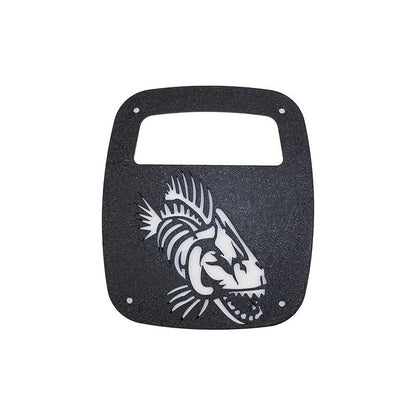 Fishbone Offroad | Jeep Wrangler CJ YJ TJ Tail Light Covers Black Textured Powdercoat Fishbone Offroad | FB31045
