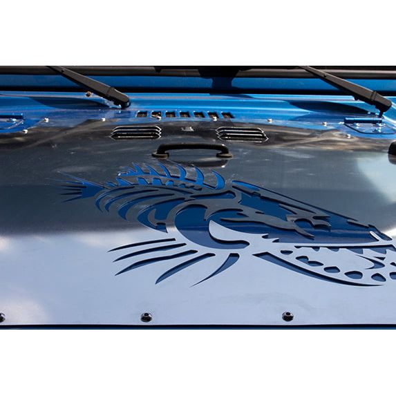 Fishbone Offroad | Jeep TJ Hood Louver 97-02 Jeep Wrangler Black Fishbone Offroad | FB31132