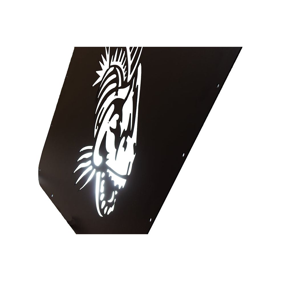 Fishbone Offroad | Jeep JK Hood Louver 07-12 Wranger JK Black Fishbone Offroad | FB31134