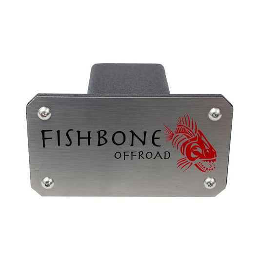 Fishbone Offroad | Hitch Cover For 2 Inch Hitch Black Powdercoated Steel Fishbone Offroad | FB32097