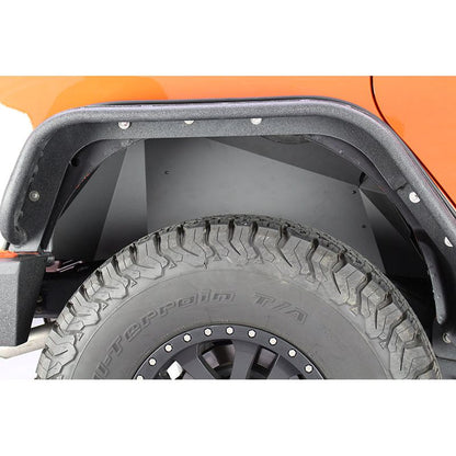 Fishbone Offroad | Jeep JK Rear Inner Fenders 07-18 Wrangler JK Aluminum Black Powercoat Fishbone Offroad | FB33007R