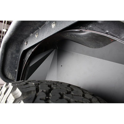 Fishbone Offroad | Jeep JK Inner Fenders 07-18 Wrangler JK Front/Rear Set Of 4 Aluminum Black Powdercoat Fishbone Offroad | FB33008
