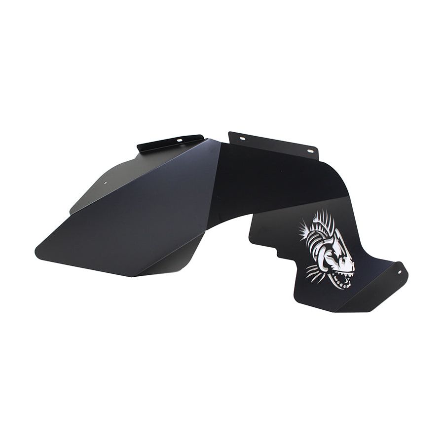 Fishbone Offroad | Jeep JK Logo Aluminum Inner Fenders 07-18 Wrangler JK Black Powdercoat Fishbone Offroad | FB33074