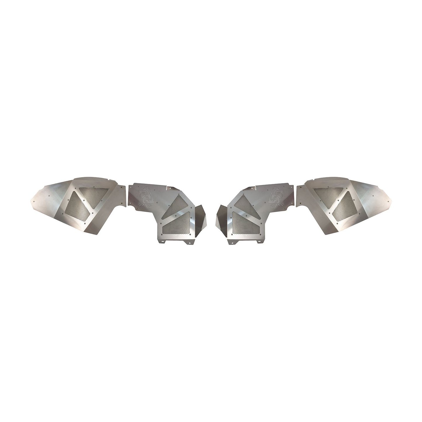 Fishbone Offroad | Jeep JL Inner Fenders For 18-Current Wrangler JL,  2020-Current JT Gladiator Front Pair Aluminum Raw Fishbone Offroad | FB33108F