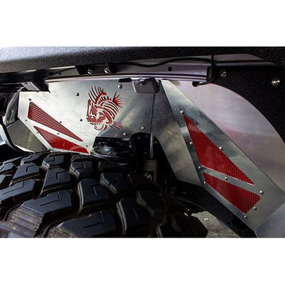 Fishbone Offroad | Jeep JL Inner Fenders For 18-Current Wrangler JL,  2020-Current JT Gladiator Front Pair Aluminum Raw Fishbone Offroad | FB33108F