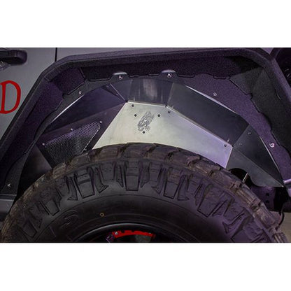 Fishbone Offroad | Jeep JL Inner Fenders For 18-Current Wrangler JL Front/Rear Set of 4 Aluminum Raw Fishbone Offroad | FB33109