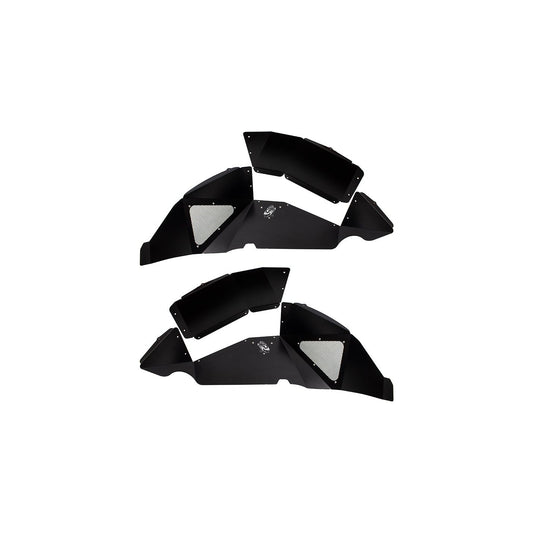 Fishbone Offroad | Jeep JL Inner Fenders For 18-Current Wrangler JL Rear Pair Aluminum Black Powdercoat Fishbone Offroad | FB33130R