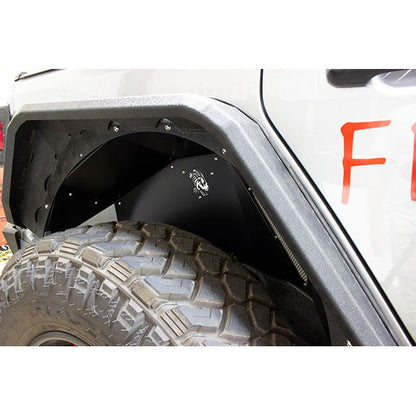 Fishbone Offroad | Jeep JL Inner Fenders For 18-Current Wrangler JL Front/Rear Set of 4 Aluminum Black Powdercoat Fishbone Offroad | FB33131