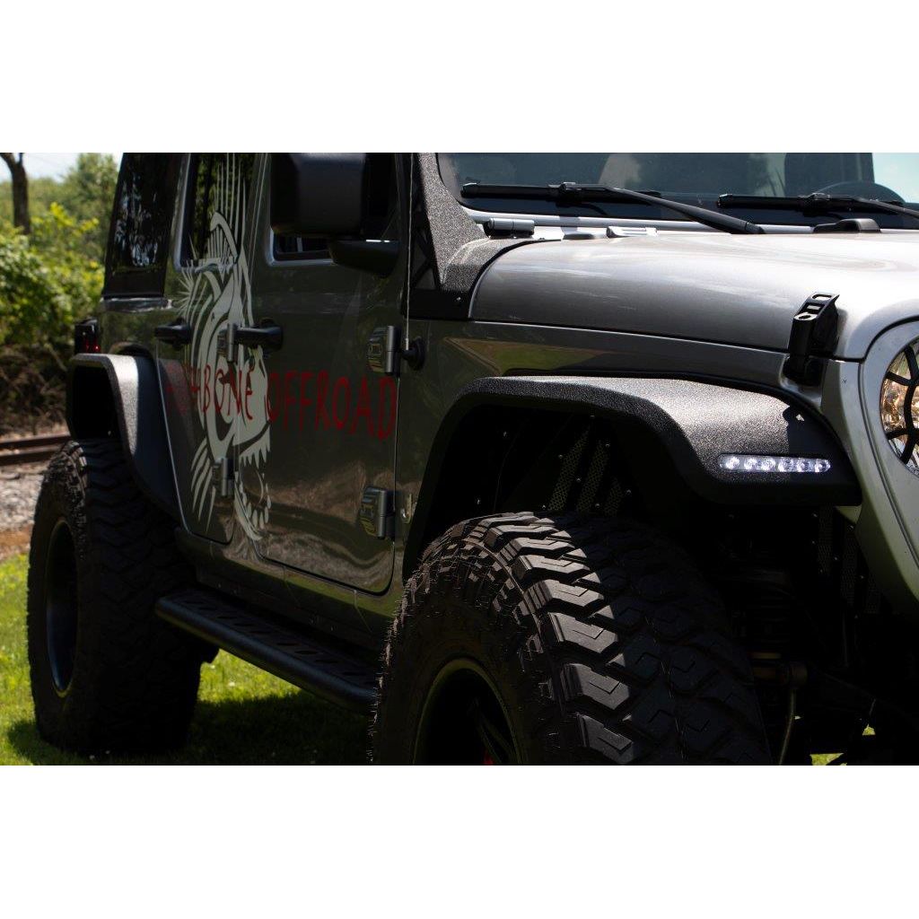Fishbone Offroad | Gladiator Rear Fenders Elite Aluminum For 20-Pres Jeep Gladitor Fishbone | FB33145R
