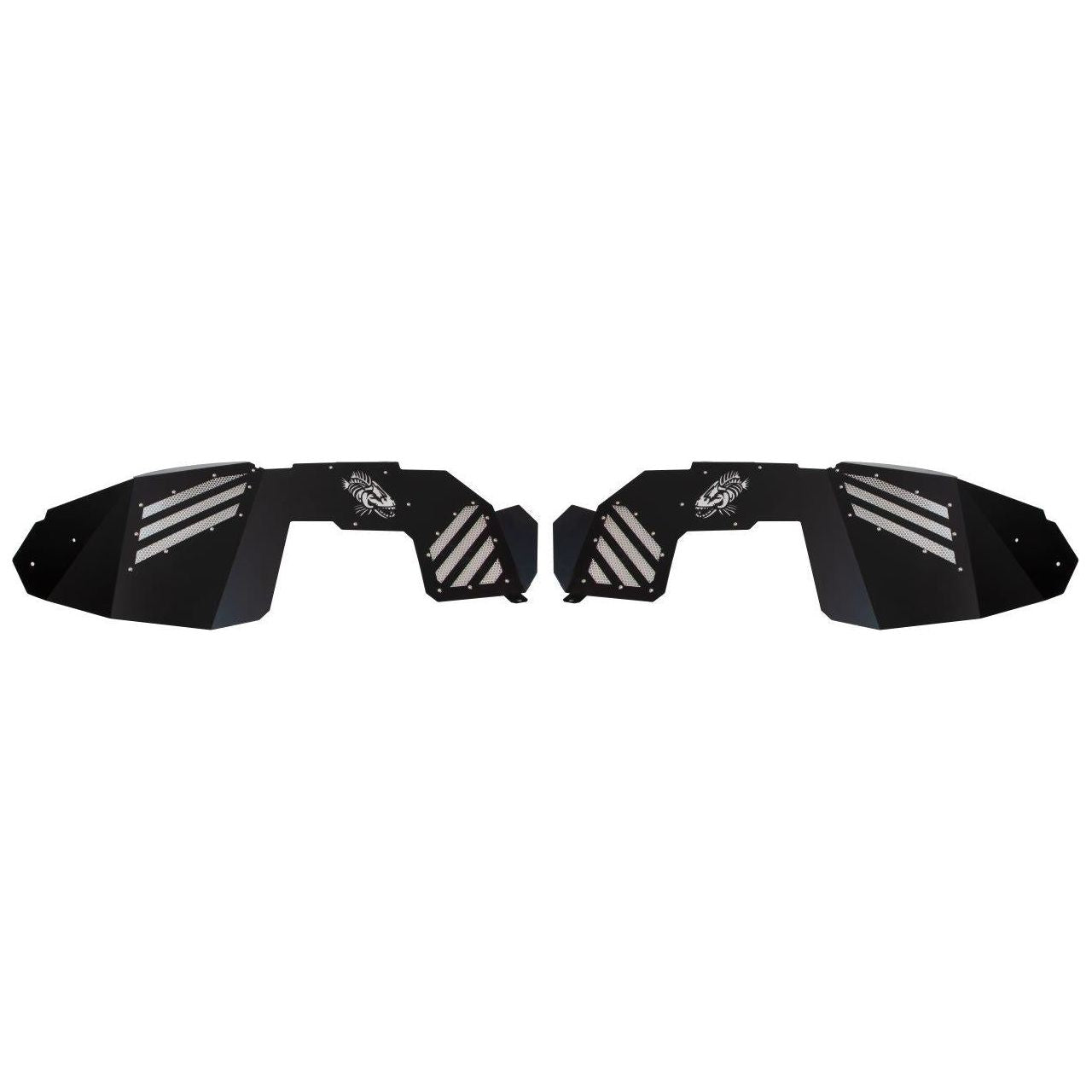Fishbone Offroad | Wrangler/Gladiator Front Inner Fenders For 18-Up Wrangler/Gladiator Black Powdercoat Fishbone | FB33193F