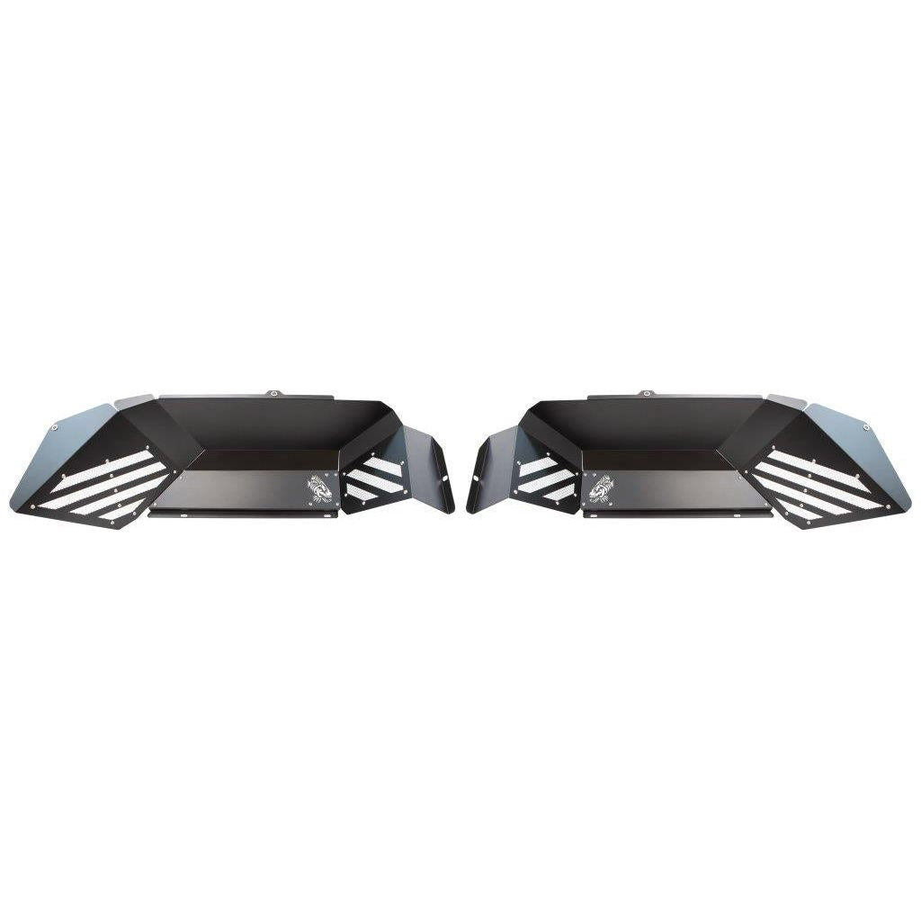 Fishbone Offroad | Gladiator Rear JT Black Aluminum Inner Fenders For 2020 Pres JT Gladiator Fishbone Offroad | FB33211R