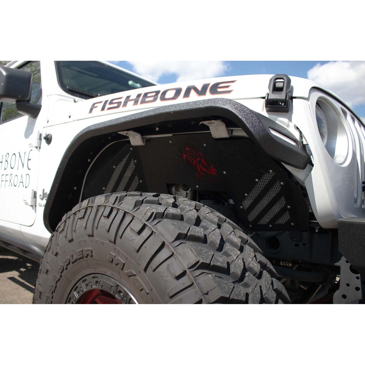Fishbone Offroad | 18-Current Jeep Wrangler JL, JLU and 20-Current Jeep JT Gladiator Aluminum Elite Front Fenders Fishbone Offroad | FB33455F