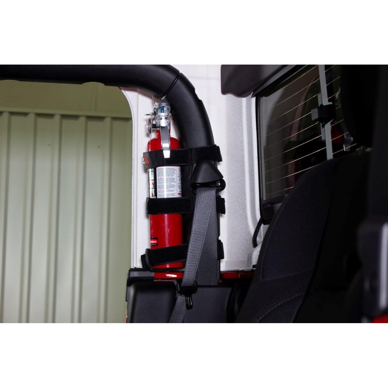 Fishbone Offroad | Fire Extinguisher Holder for Padded Roll Bar Black Fishbone Offroad | FB55155