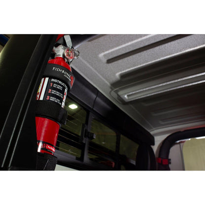 Fishbone Offroad | Fire Extinguisher Holder for Padded Roll Bar Black Fishbone Offroad | FB55155