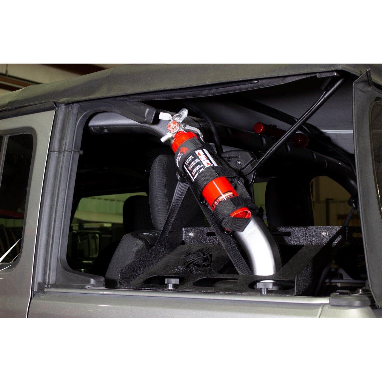 Fishbone Offroad | Fire Extinguisher Holder for Padded Roll Bar Black Fishbone Offroad | FB55155