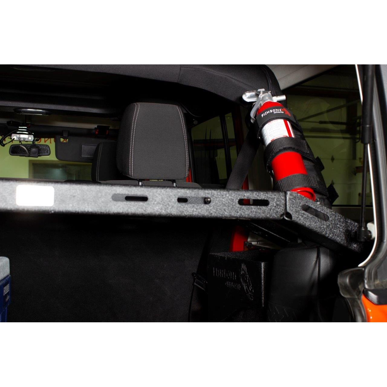 Fishbone Offroad | Fire Extinguisher Holder for Padded Roll Bar Black Fishbone Offroad | FB55155
