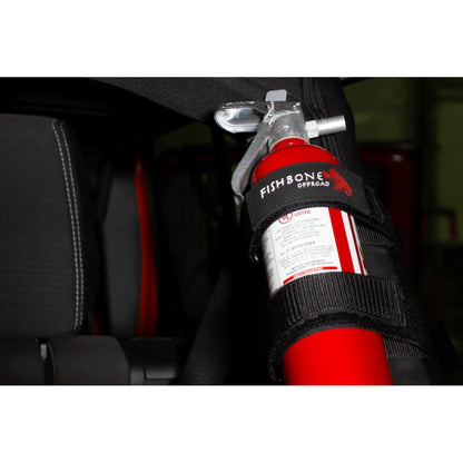 Fishbone Offroad | Fire Extinguisher Holder for Padded Roll Bar Black Fishbone Offroad | FB55155