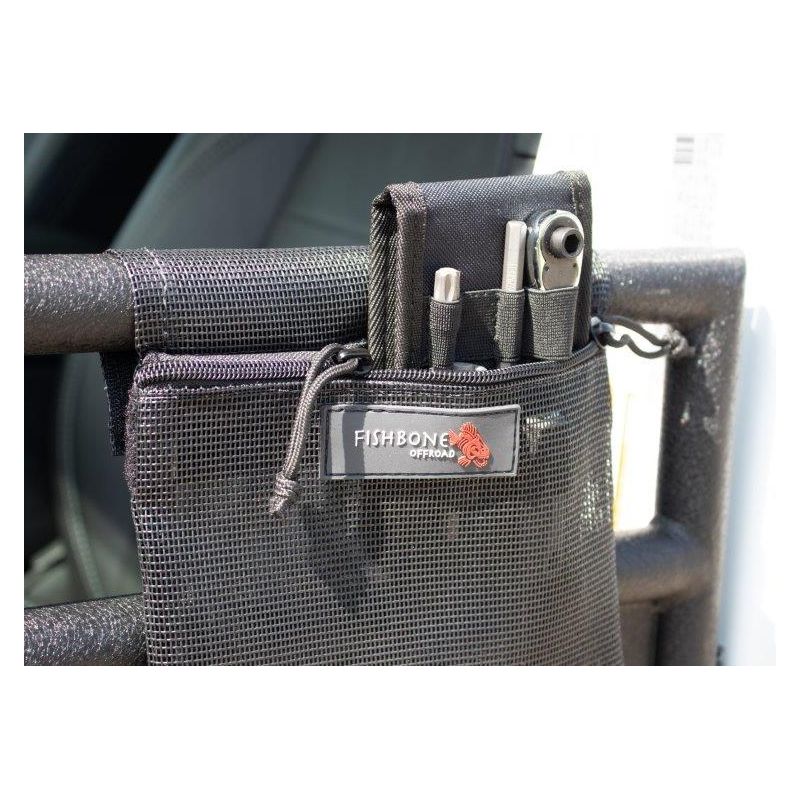 Fishbone Offroad | Tube Door Storage Bag For 18-Up Jeep Wrangler JL 2 Door Fishbone | FB55273
