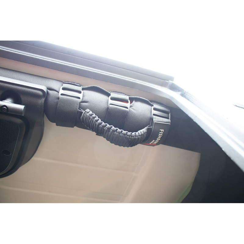 Fishbone Offroad | Paracord Grab Handles w/Three Straps Black Fishbone Offroad | FB55280