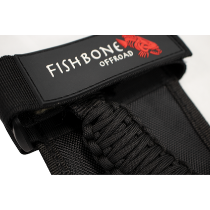 Fishbone Offroad | Paracord Grab Handles w/Three Straps Black Fishbone Offroad | FB55280