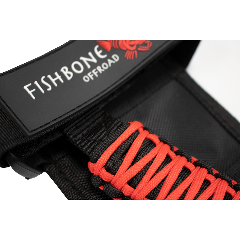 Fishbone Offroad | Paracord Grab Handles w/Three Straps Red Fishbone Offroad | FB55281