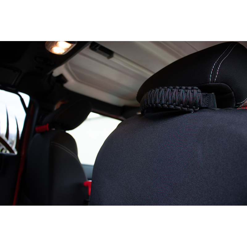 Fishbone Offroad | Head Rest Paracord Grab Handles Black Fishbone Offroad | FB55282
