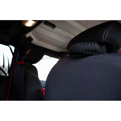 Fishbone Offroad | Head Rest Paracord Grab Handles Black Fishbone Offroad | FB55282