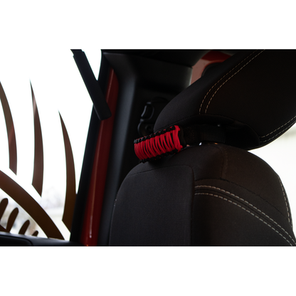 Fishbone Offroad | Head Rest Paracord Grab Handles Red Fishbone Offroad | FB55283