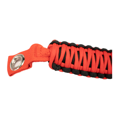 Fishbone Offroad | Paracord Grab Handles for A Pillar Sound Bar 07-18 Wrangler JK Red Fishbone Offroad | FB55285
