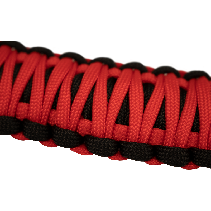 Fishbone Offroad | Paracord Grab Handles for A Pillar Sound Bar 07-18 Wrangler JK Red Fishbone Offroad | FB55285