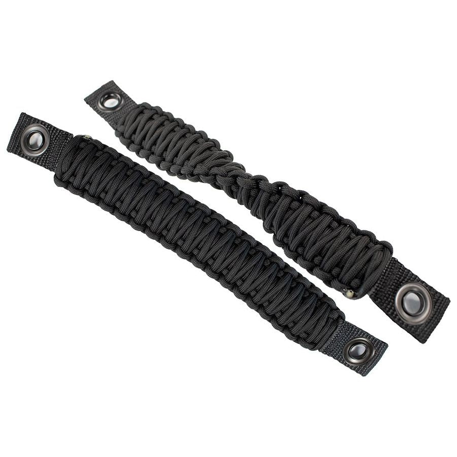 Fishbone Offroad | Wrangler Paracord Door Handles Black for 97-06 Jeep Wrangler Fishbone | FB55286