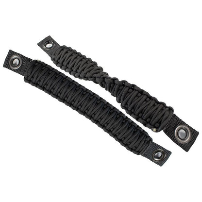Fishbone Offroad | Wrangler Paracord Door Handles Black for 97-06 Jeep Wrangler Fishbone | FB55286
