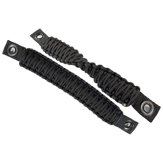 Fishbone Offroad | Wrangler Paracord Door Handles Black for 97-06 Jeep Wrangler Fishbone | FB55286