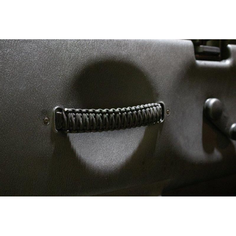 Fishbone Offroad | Wrangler Paracord Door Handles Black for 97-06 Jeep Wrangler Fishbone | FB55286