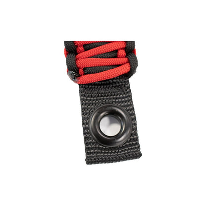 Fishbone Offroad | Wrangler Paracord Door Handles Black/Red for 97-06 Jeep Wrangler Fishbone | FB55287