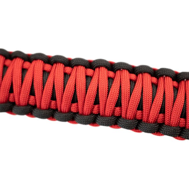 Fishbone Offroad | Wrangler Paracord Door Handles Black/Red for 97-06 Jeep Wrangler Fishbone | FB55287