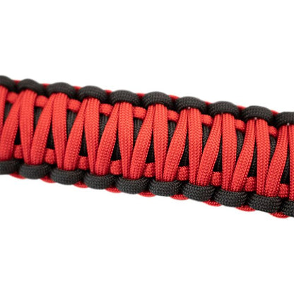 Fishbone Offroad | Wrangler Paracord Door Handles Black/Red for 97-06 Jeep Wrangler Fishbone | FB55287