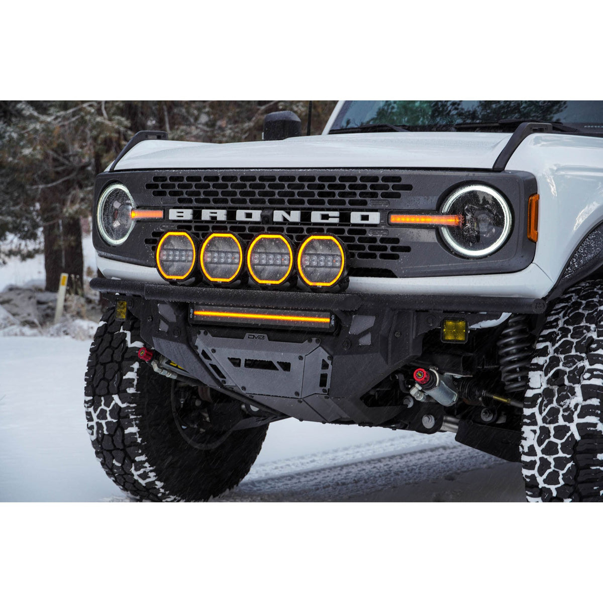 DV8 OFF-ROAD FBBR-08 DV8 Offroad FBBR-08 2021 for 2025 Ford Bronco Tube Series Front