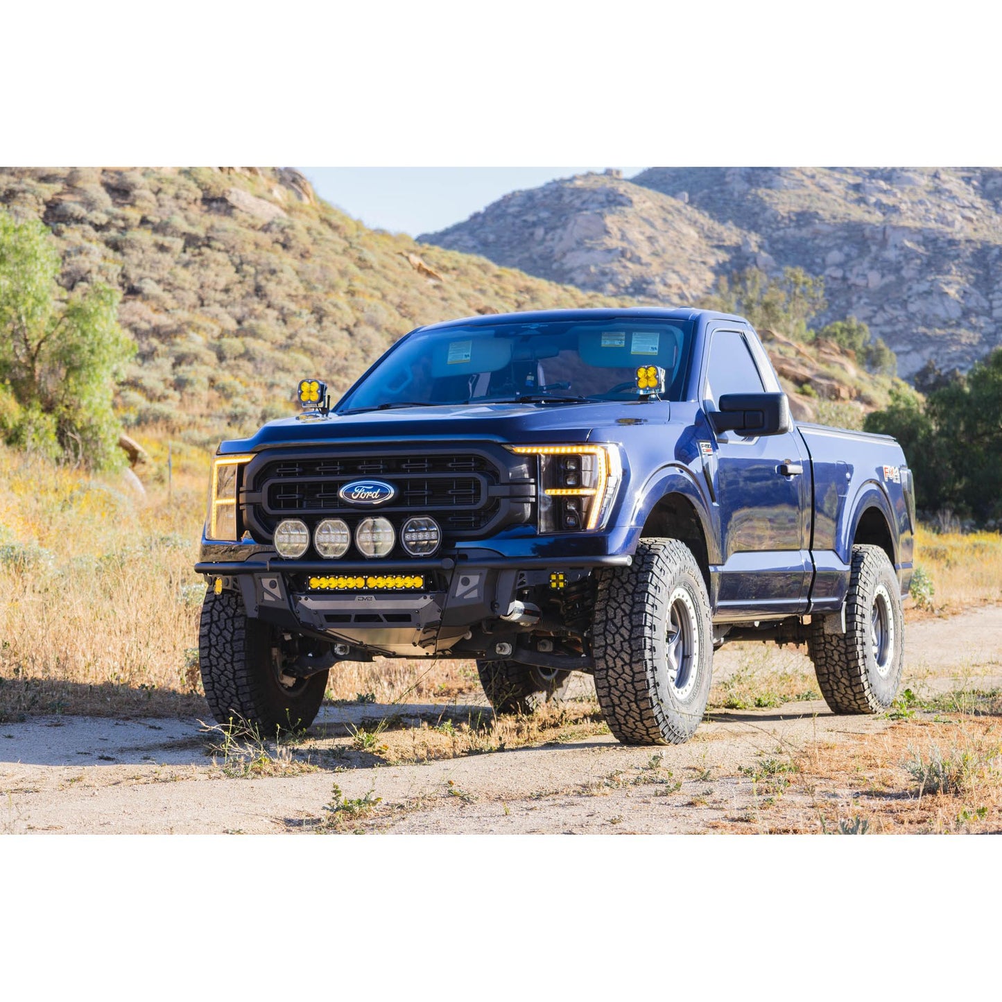 DV8 OFF-ROAD | 2021 2023 Ford F 150 Tube Front Bumper  | FBFF1-13