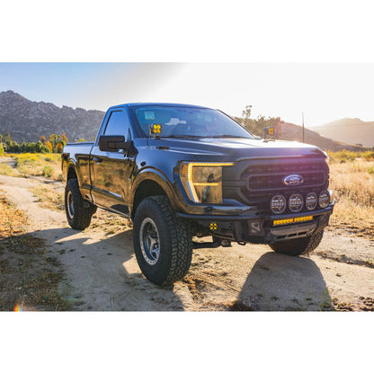 DV8 OFF-ROAD | 2021 2023 Ford F 150 Tube Front Bumper  | FBFF1-13