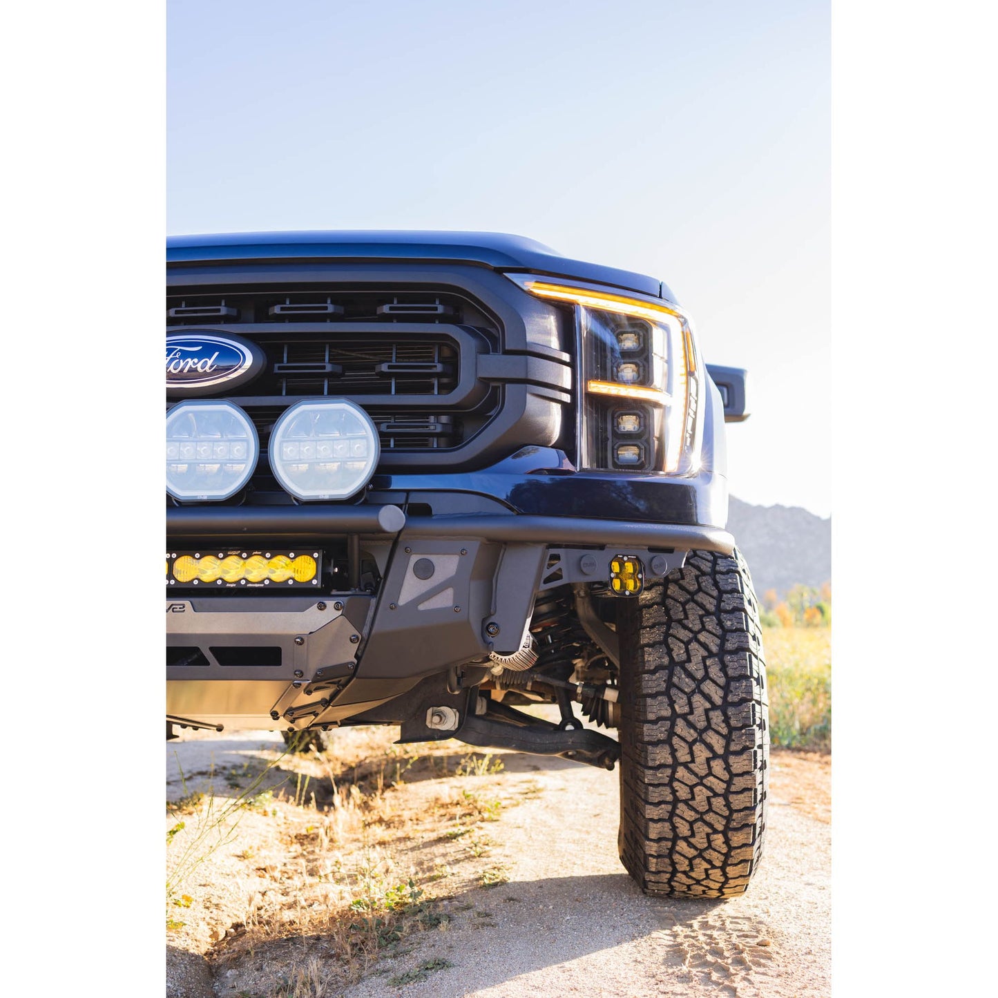 DV8 OFF-ROAD | 2021 2023 Ford F 150 Tube Front Bumper  | FBFF1-13