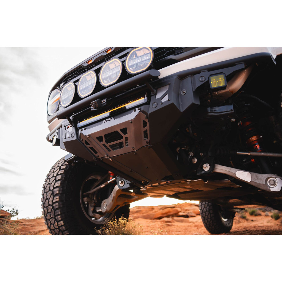 DV8 OFF-ROAD FBFR-02 DV8 Offroad FBFR-02 Bronco Raptor Tube Front Bumper for Ford Bronco