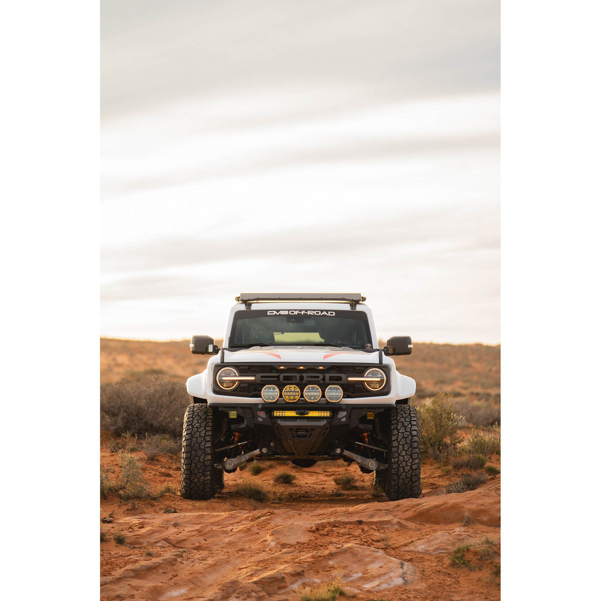 DV8 OFF-ROAD | 2022+ Ford Bronco Raptor Tube Front Bumper  | FBFR-02